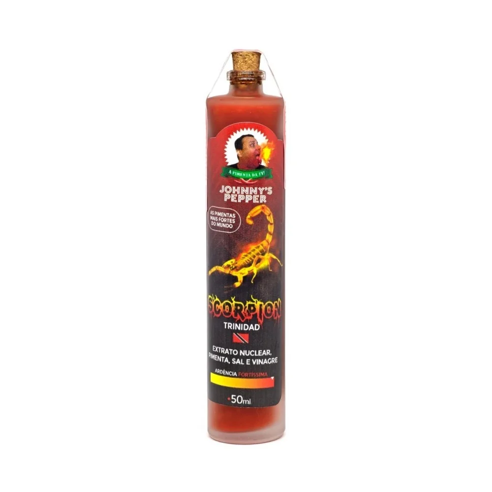 Molho De Pimenta Johnny`s Pepper Trinidad Scorpion (50ml)