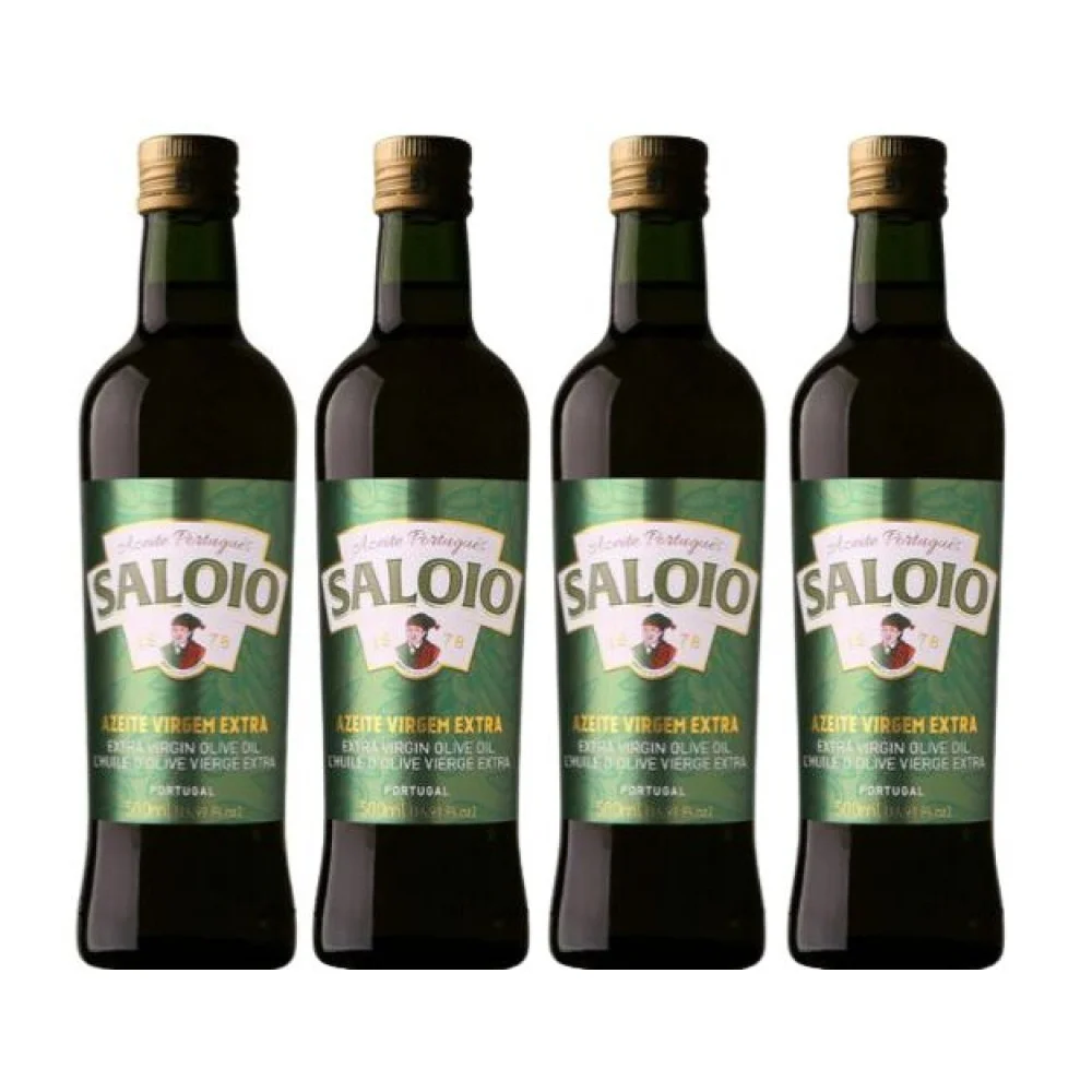 Kit 4 Azeites Extra Virgem Saloio 500ml