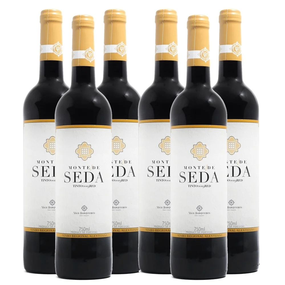 Kit com 6 Vinhos Monte de Seda