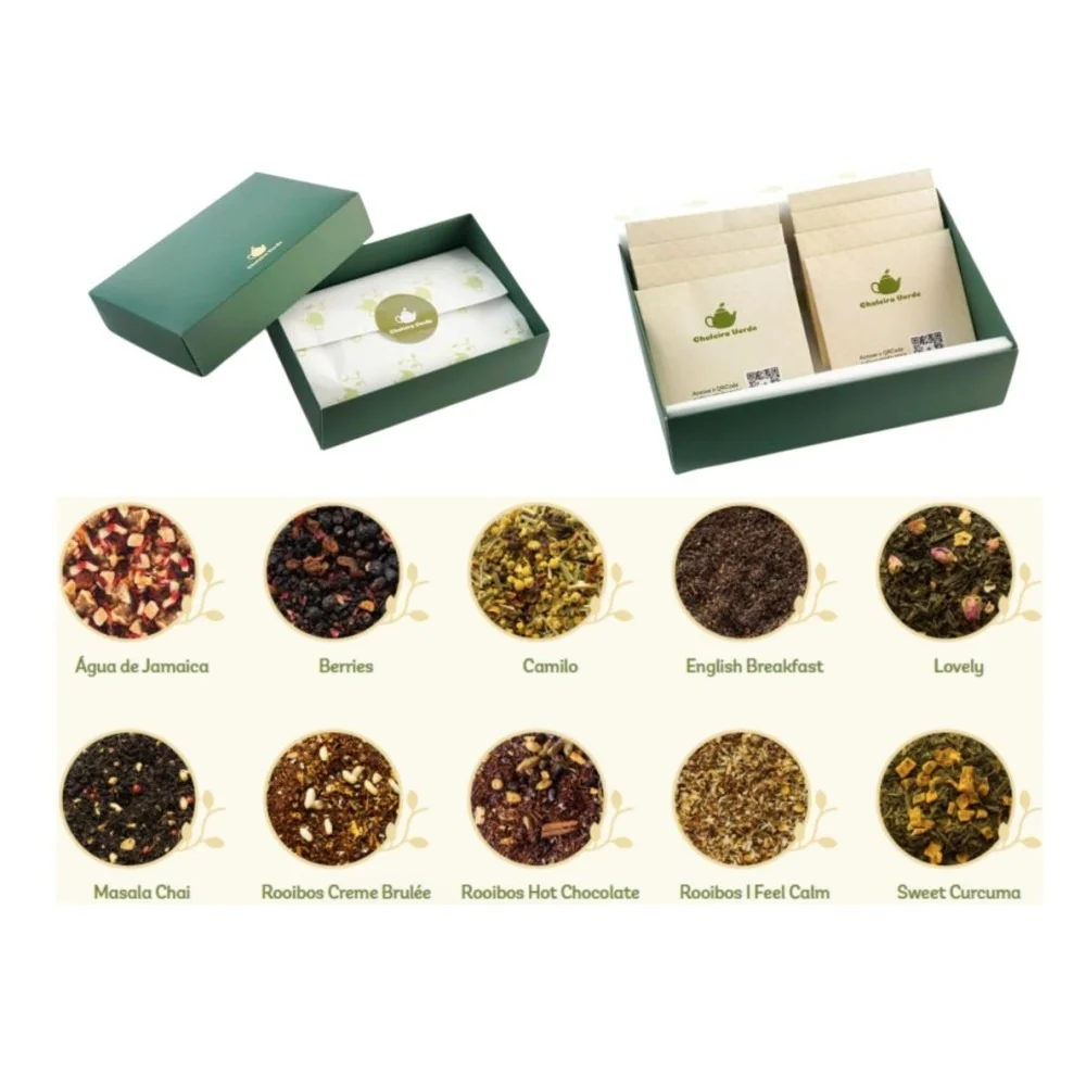 Kit Chá Chaleira Verde un