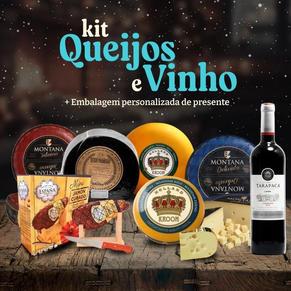 Kit Queijos e Vinho Un