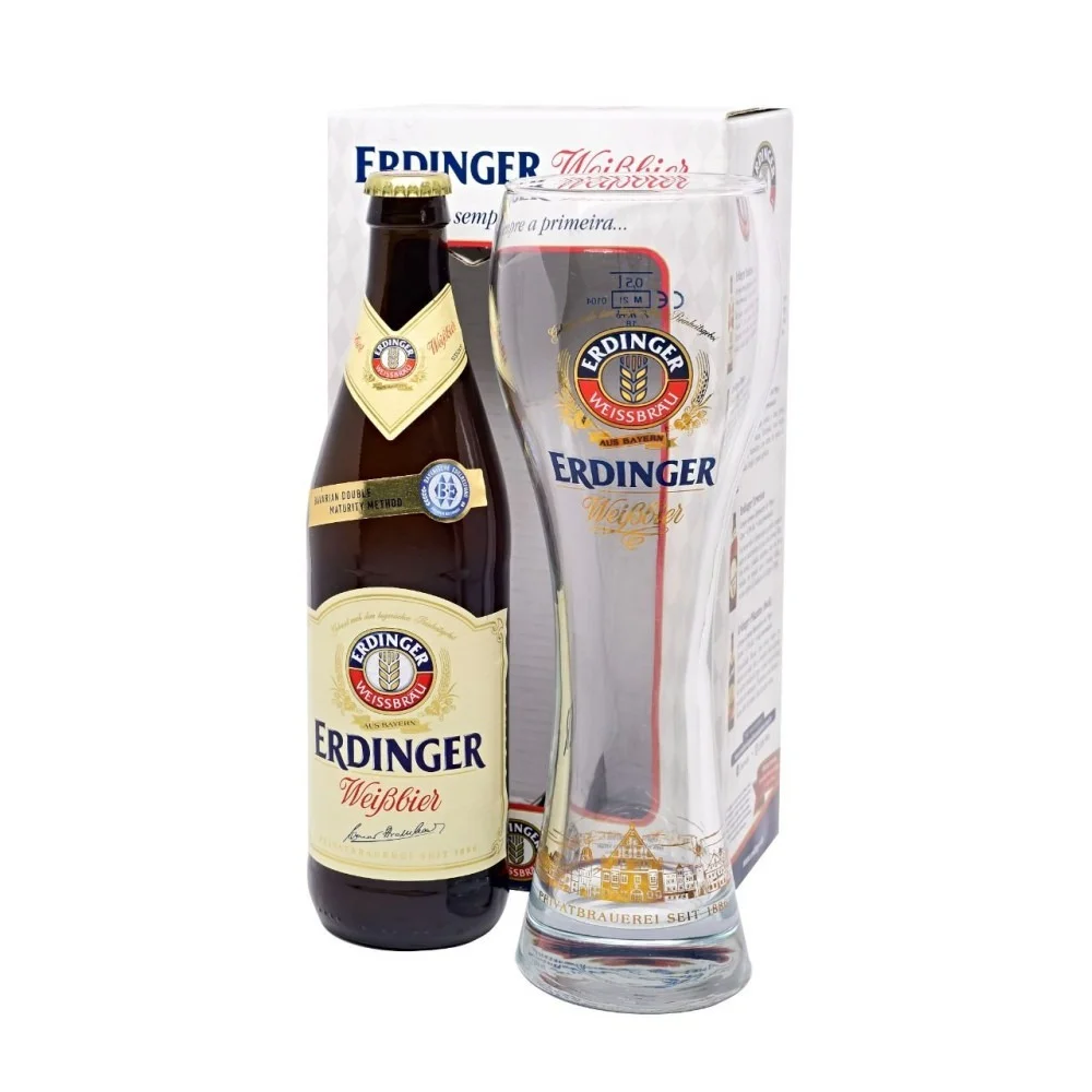 Kit 1 Cerveja Erdinger Com Copo (UN)