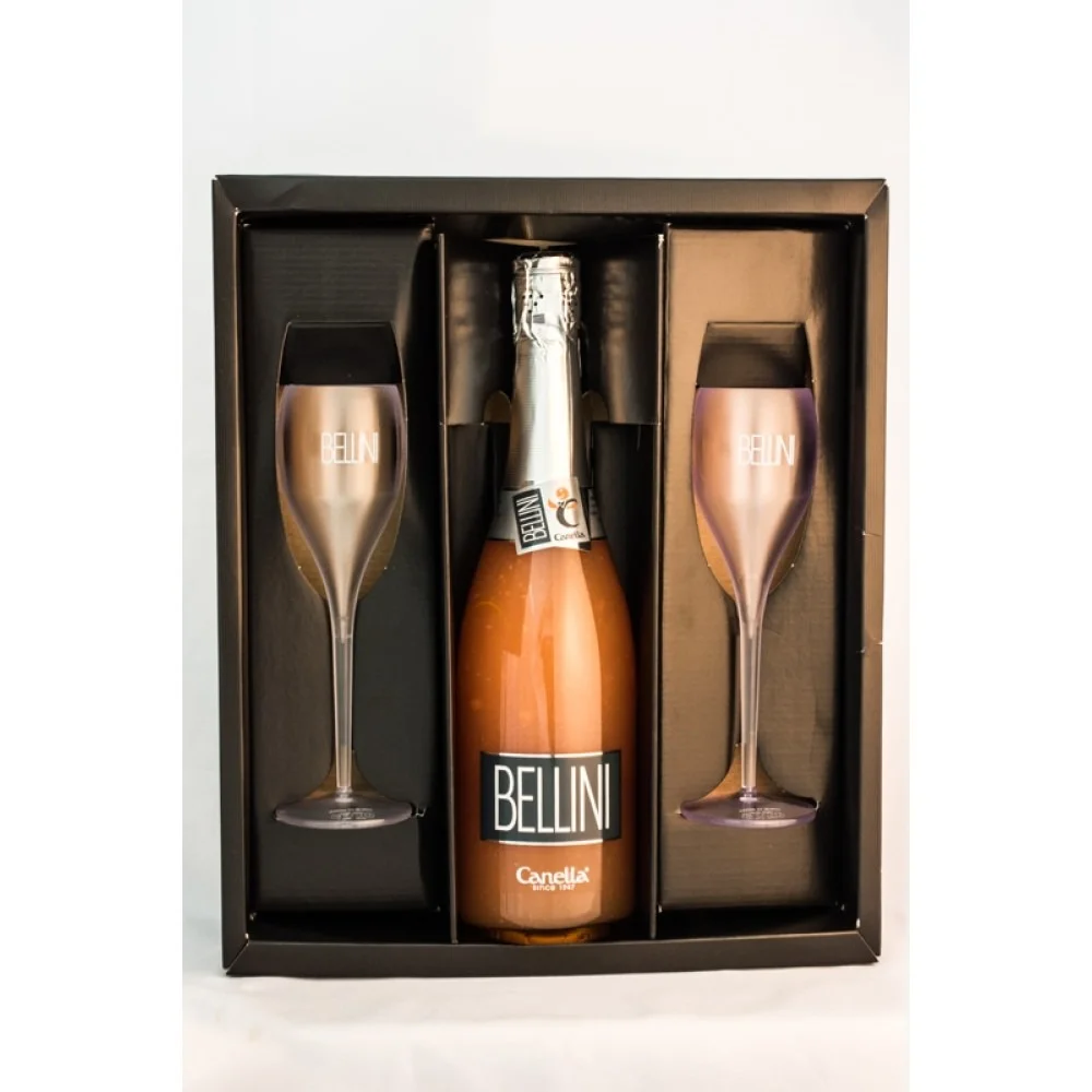 Kit Espumante Bellini + 2 taças exclusivas (UN)