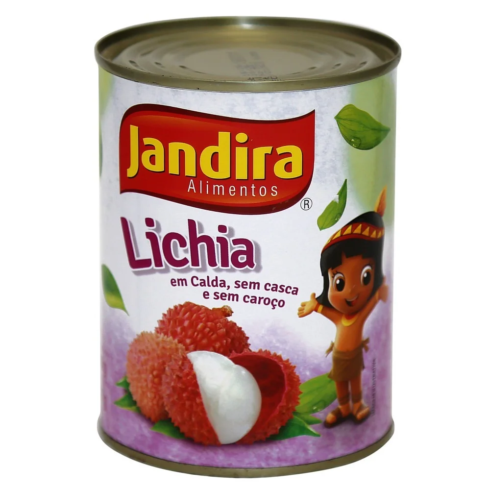 Lichia em Calda Sem Casca e Sem Caroço Jandira (567gr)