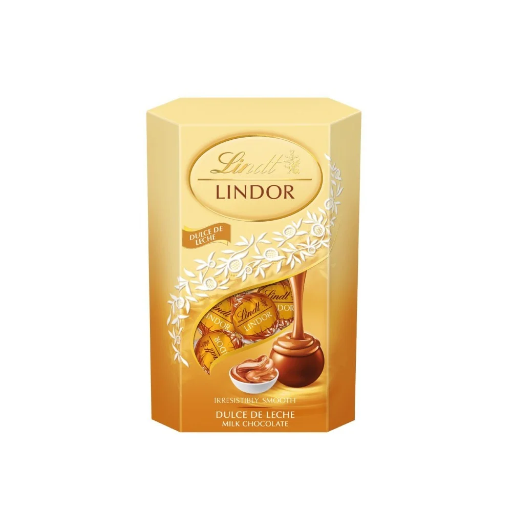 Bombons De Chocolate Lindt Com Doce de Leite (200g)