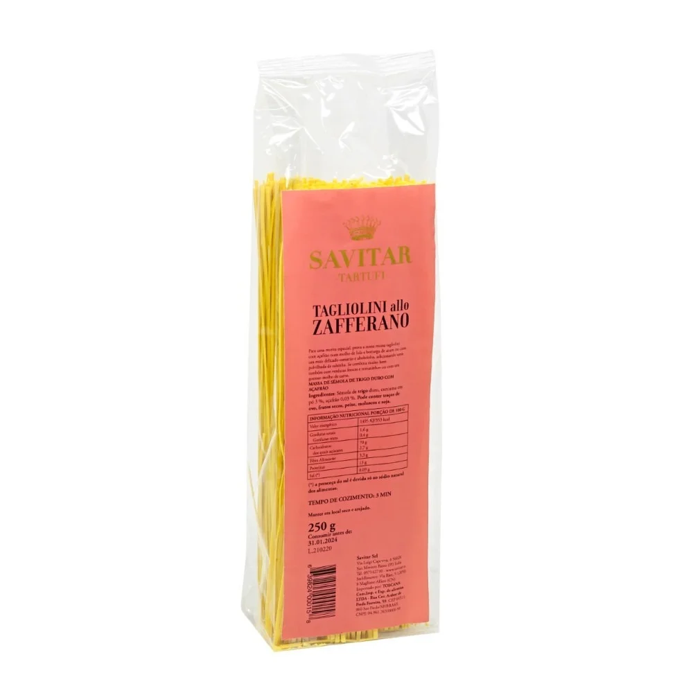 Macarrão Tagliolini Savitar com Açafrão (250g)