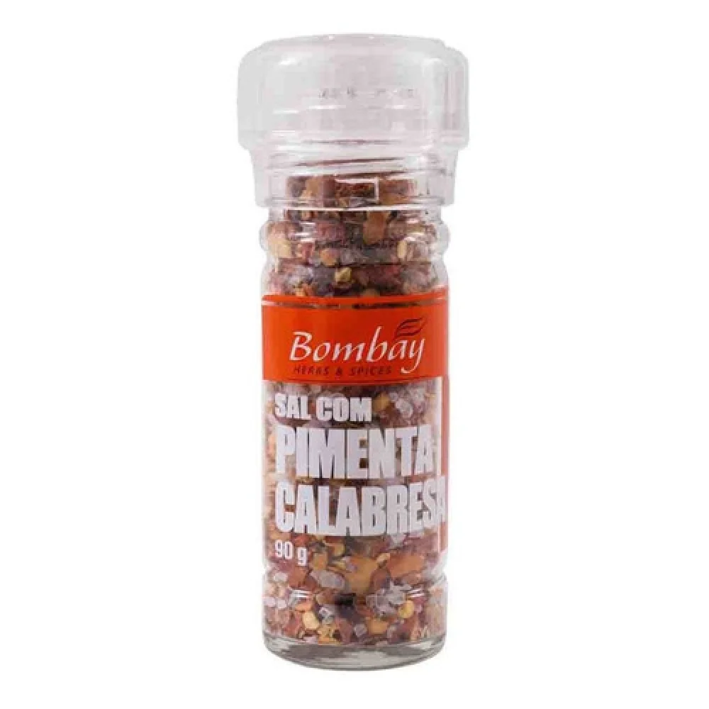 Moedor de Sal com Pimenta Calabresa Bombay (90g)