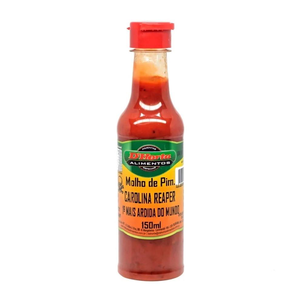 Molho de Pimenta Carolina Reaper D'Horta 150ml