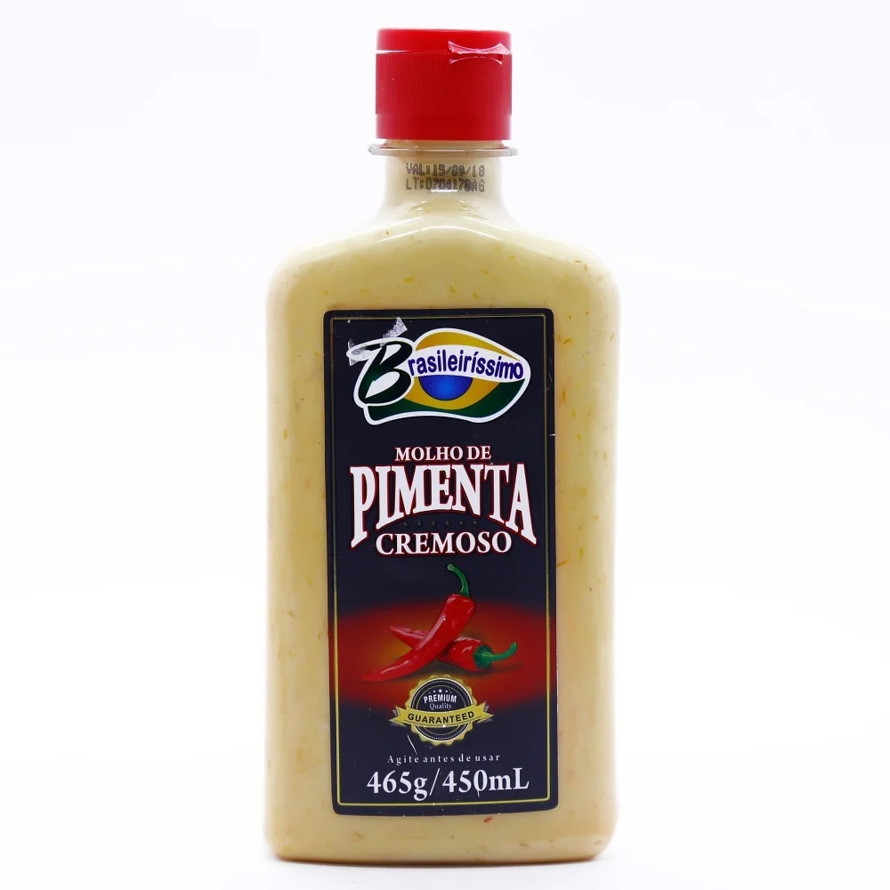 Molho de Pimenta Cremoso Brasileiríssimo (450ml)