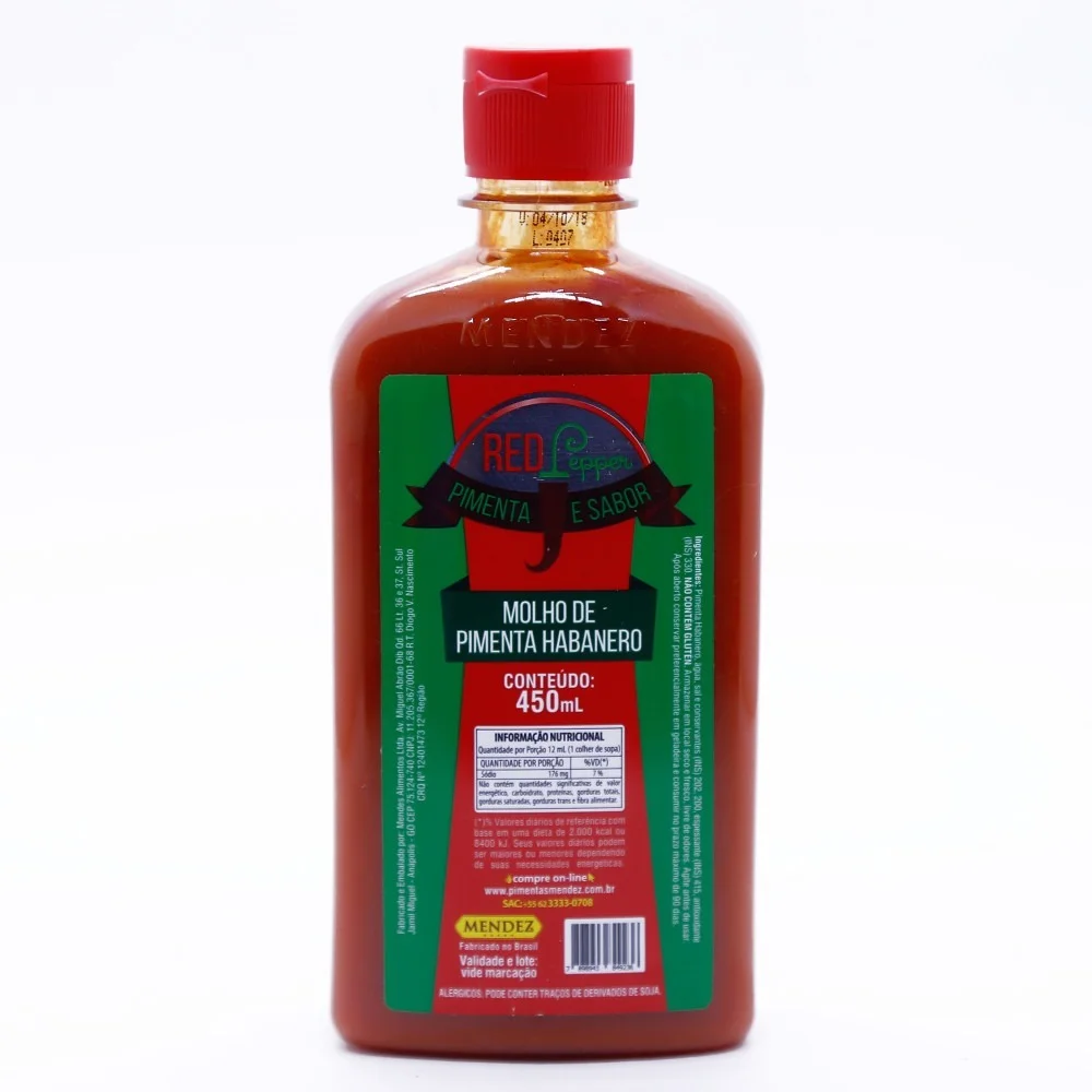 Molho de Pimenta Habanero (450ml)