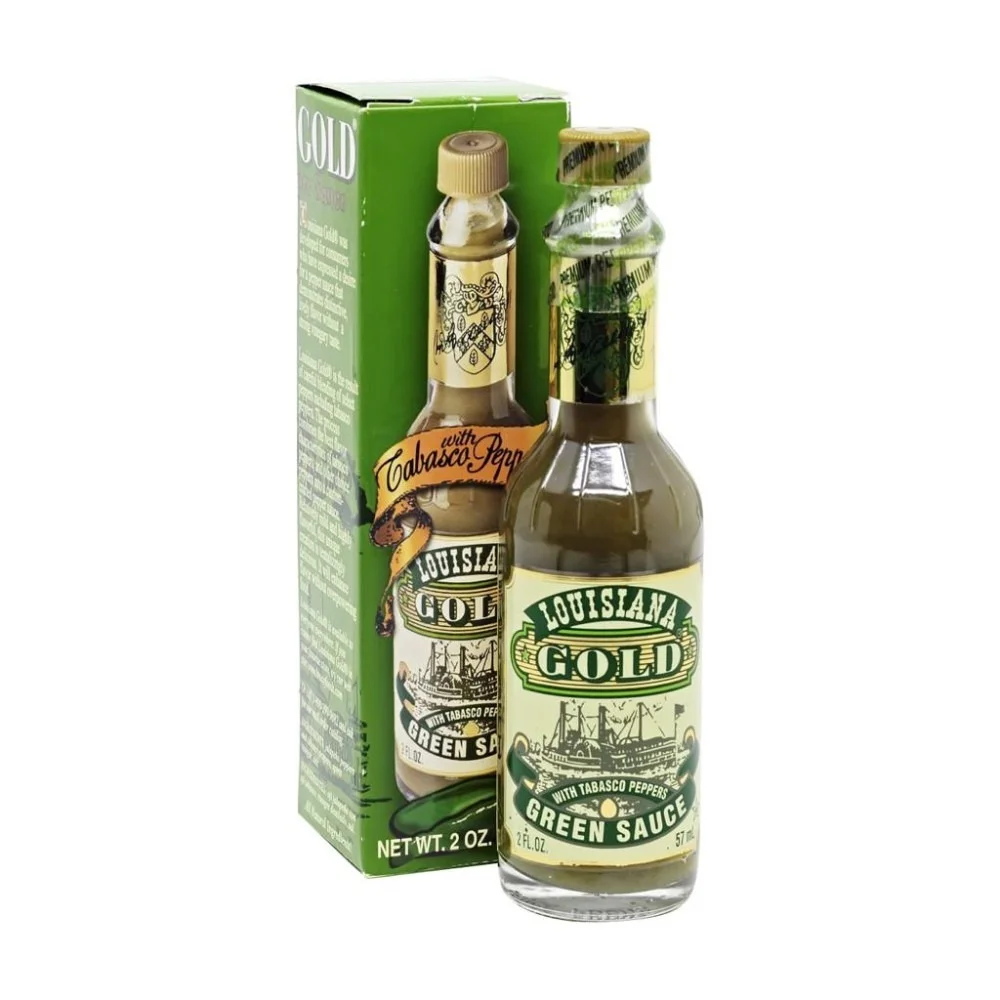Molho de Pimenta Louisiana Gold Verde (57ml)