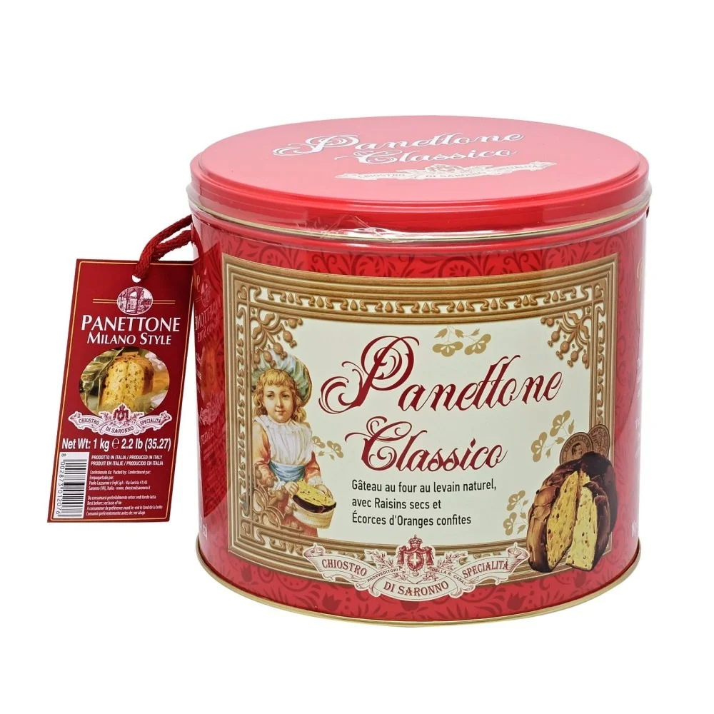 Panetone Italiano Classico Lata Branca 1Kg