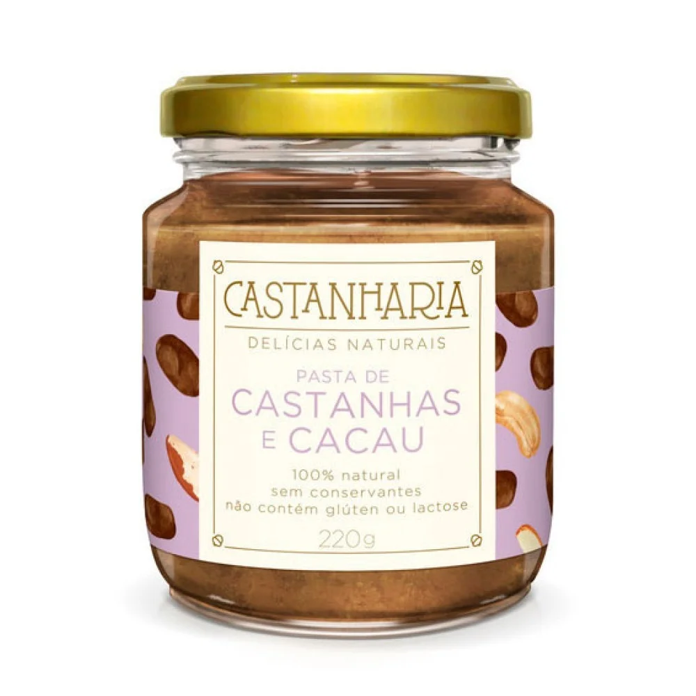 Pasta de Castanhas e Cacau (210g)