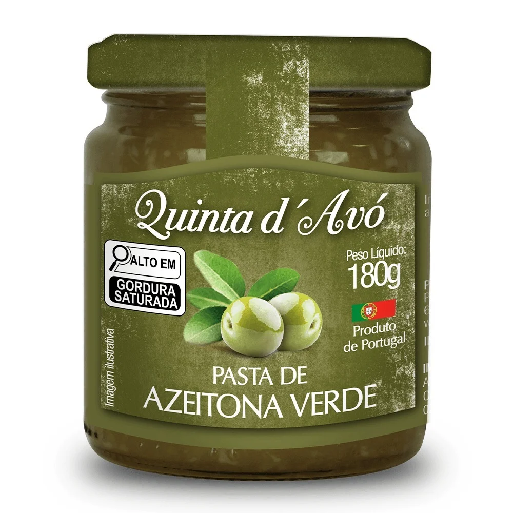 Pasta de Azeitona Verde D'Avó 180g
