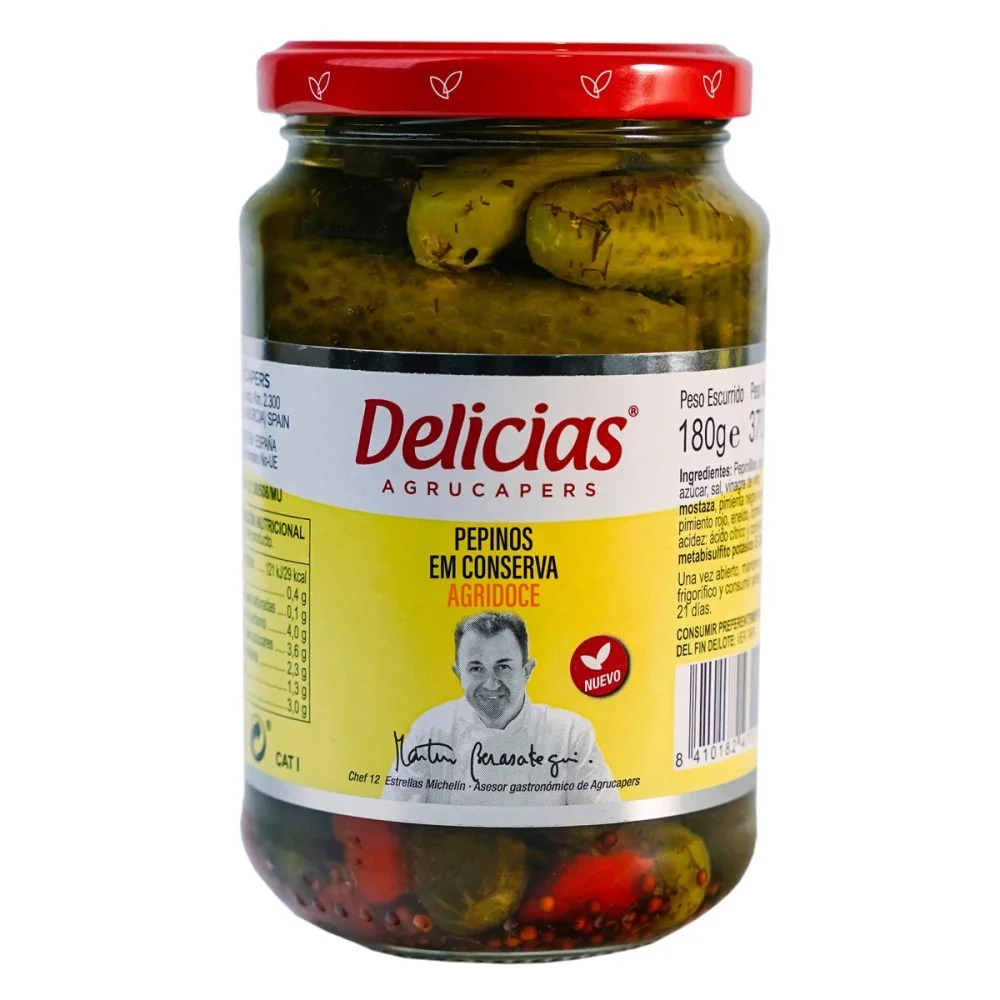 Pepino Agridoce Delicias 370g