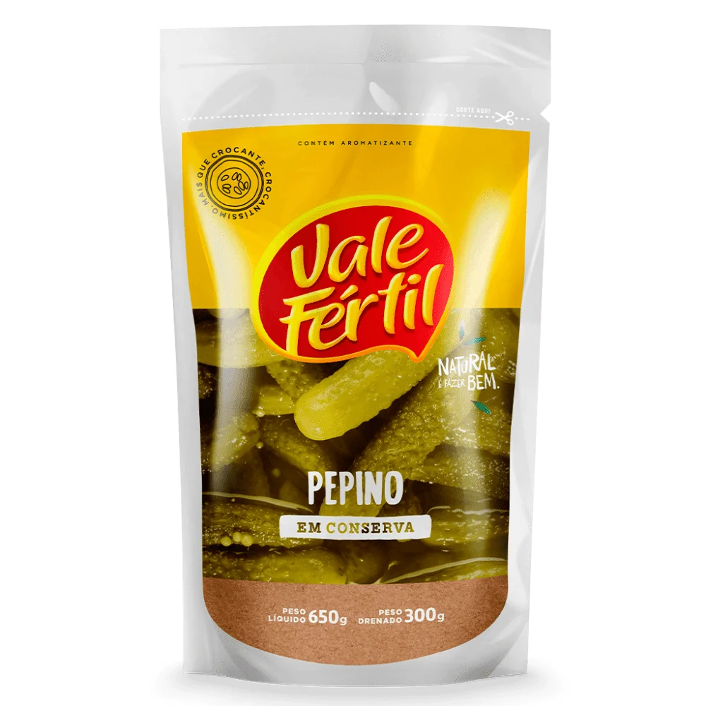 Pepino em Conserva Vale Fértil (650g)