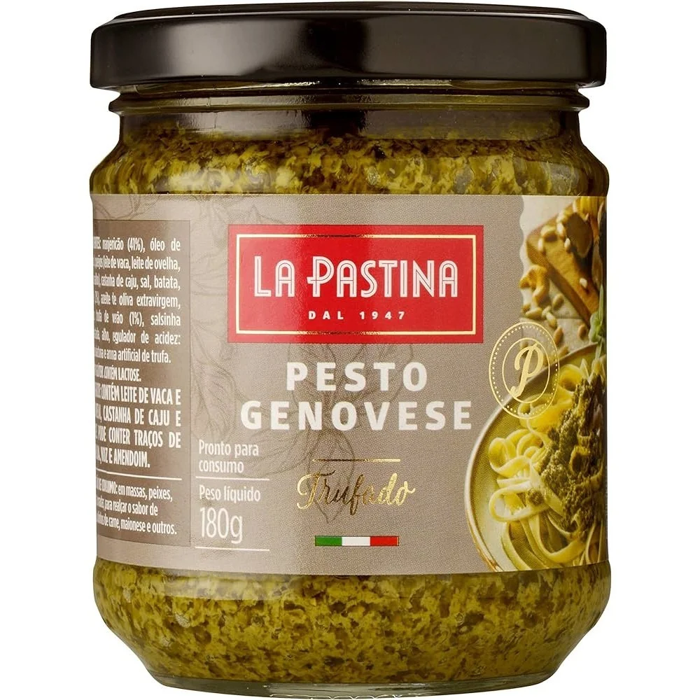 Molho Pesto Com Trufa Alla Genovese La Pastina (180g)