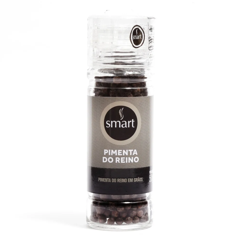 Pimenta do Reino em grão com Moedor Smart (50g)