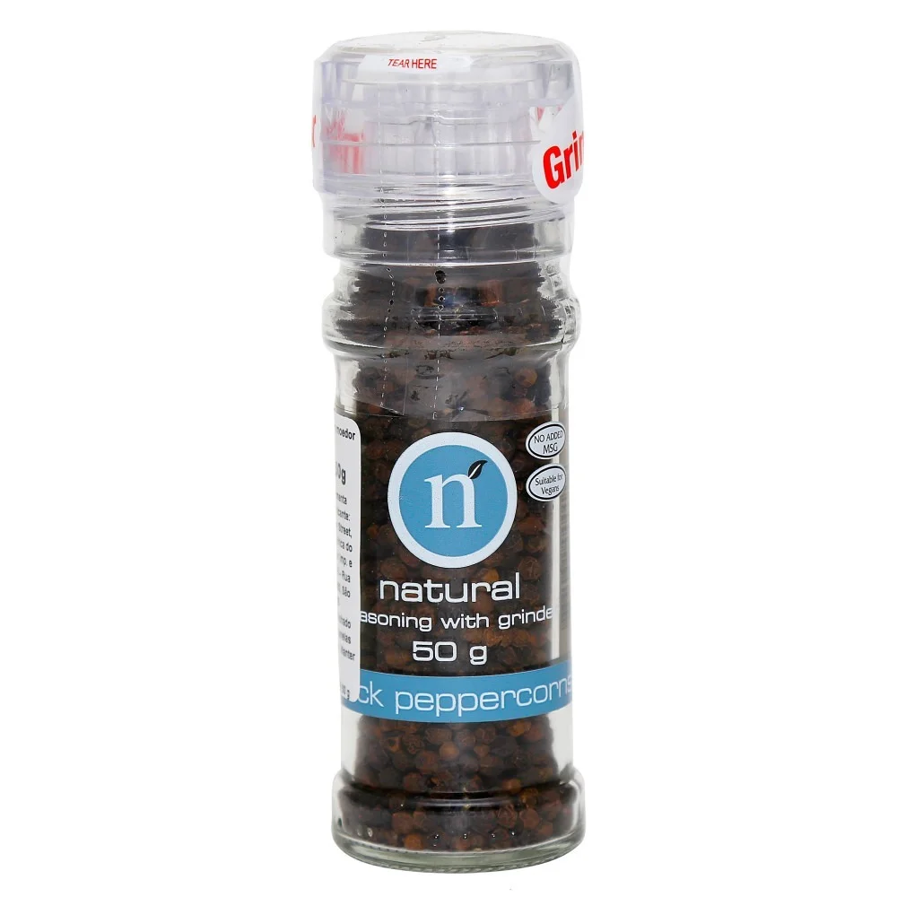 Pimenta do Reino em Grãos Natural com Moedor 50g