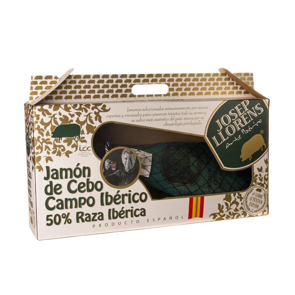 Presunto Jamon Pata Negra Josep Llorens 36 Meses Ibérico com osso (peça)
