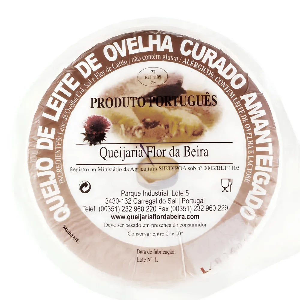 Queijo de Ovelha Amanteigado Flor da Beira (tipo Serra da Estrela) Un