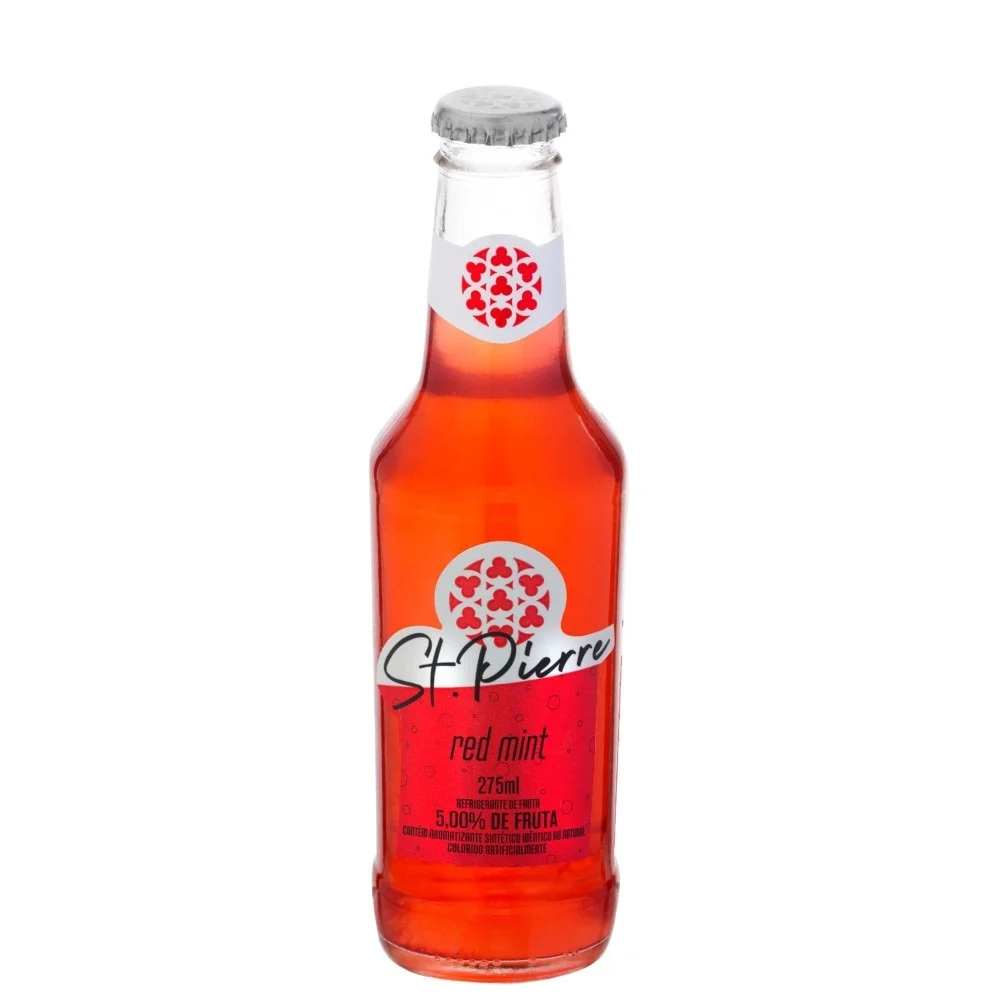 Refrigerante St Pierre Red Mint 275ml