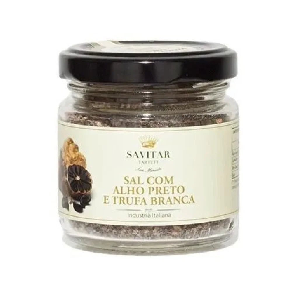 Sal com Alho Negro e Trufas Brancas Savitar (80g)