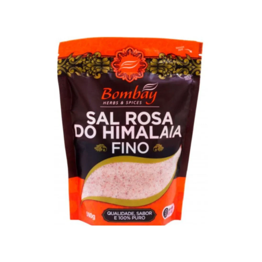 Sal Rosa Fino Bombay Refil 500g