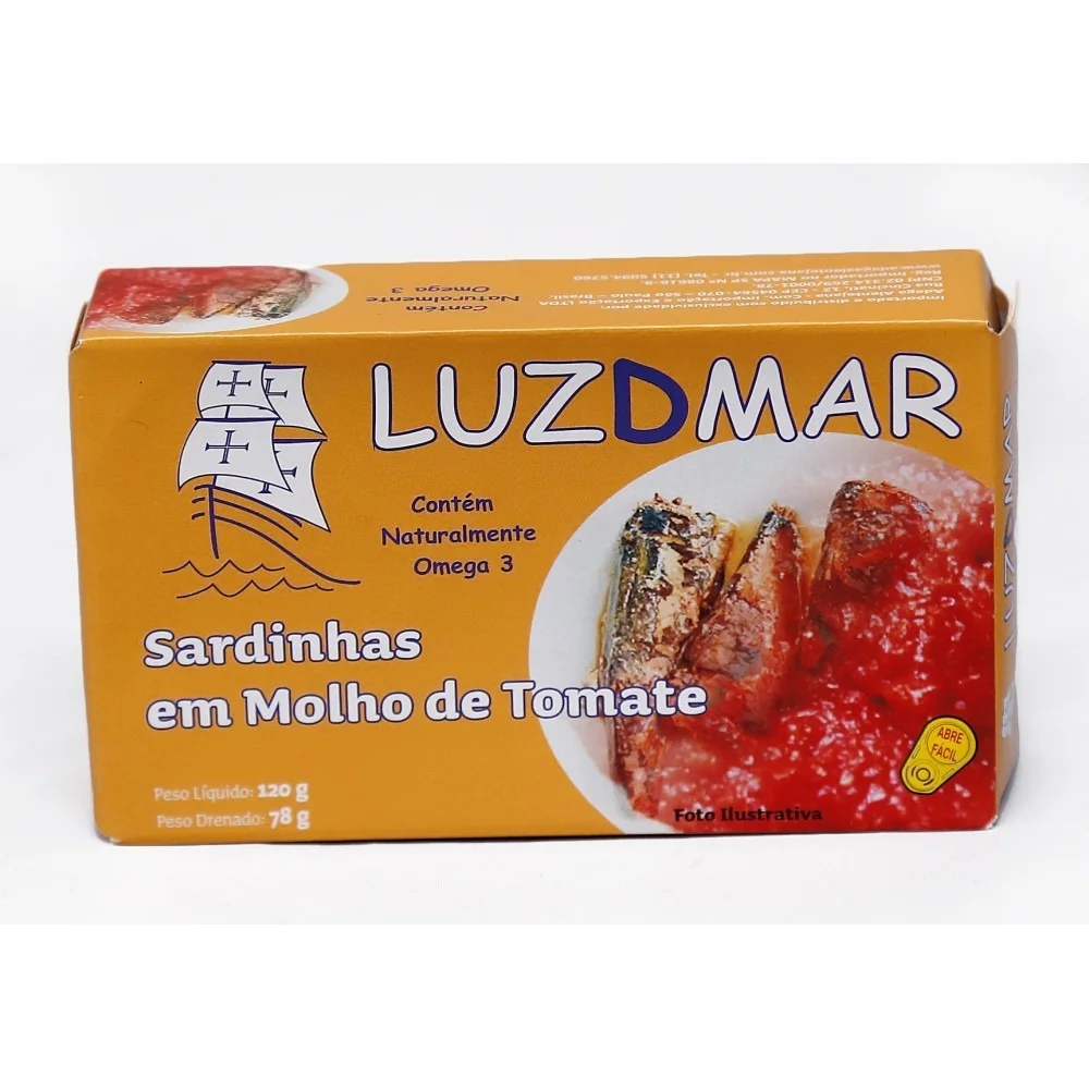 Sardinhas em Molho de Tomate LuzdMar (120g)