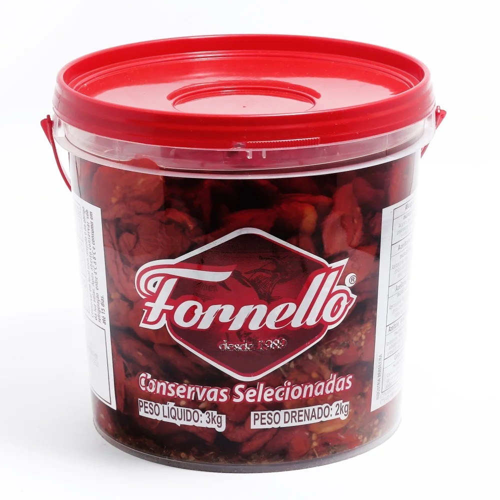 Balde de Tomate Seco em Conserva Sabores da Terra 2,220Kg