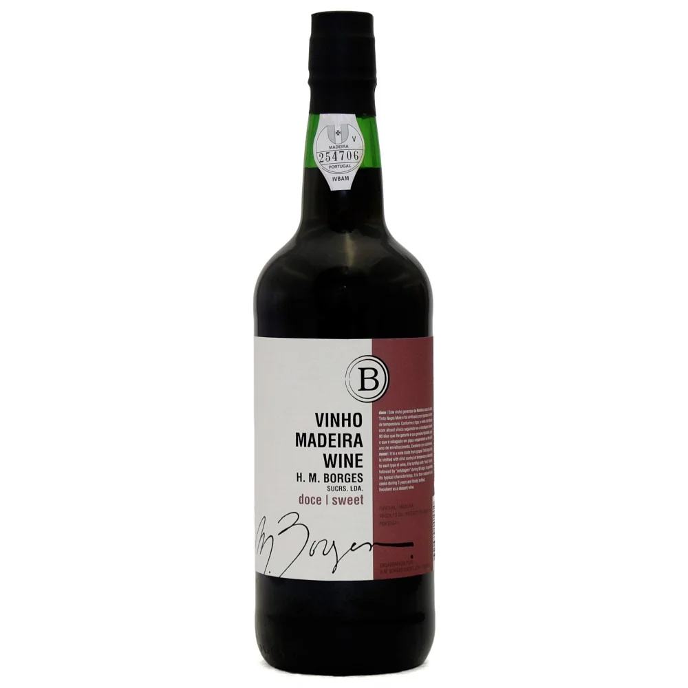 Vinho H. M. Borges Madeira Wine Tinto Doce (750ml)