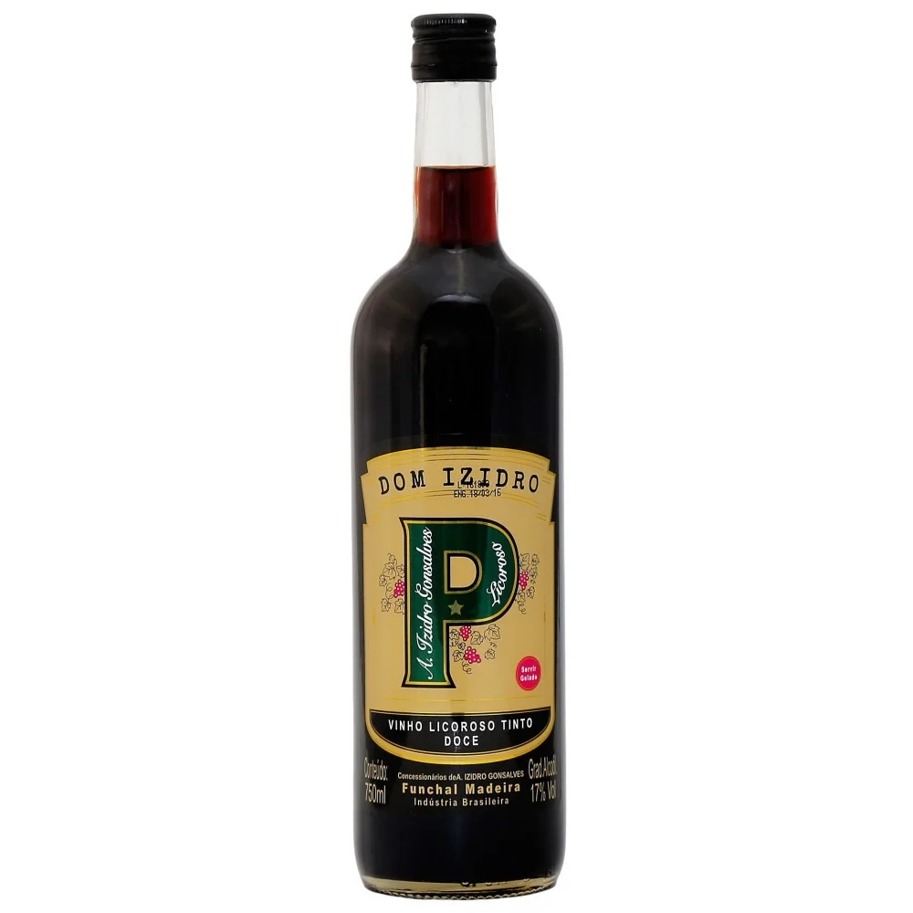Vinho Madeira Licoroso Tinto Doce Dom Izidro P (750ml)