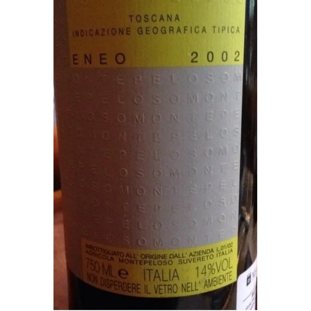 Vinho Montepeloso Eneo 2002 (750ml)