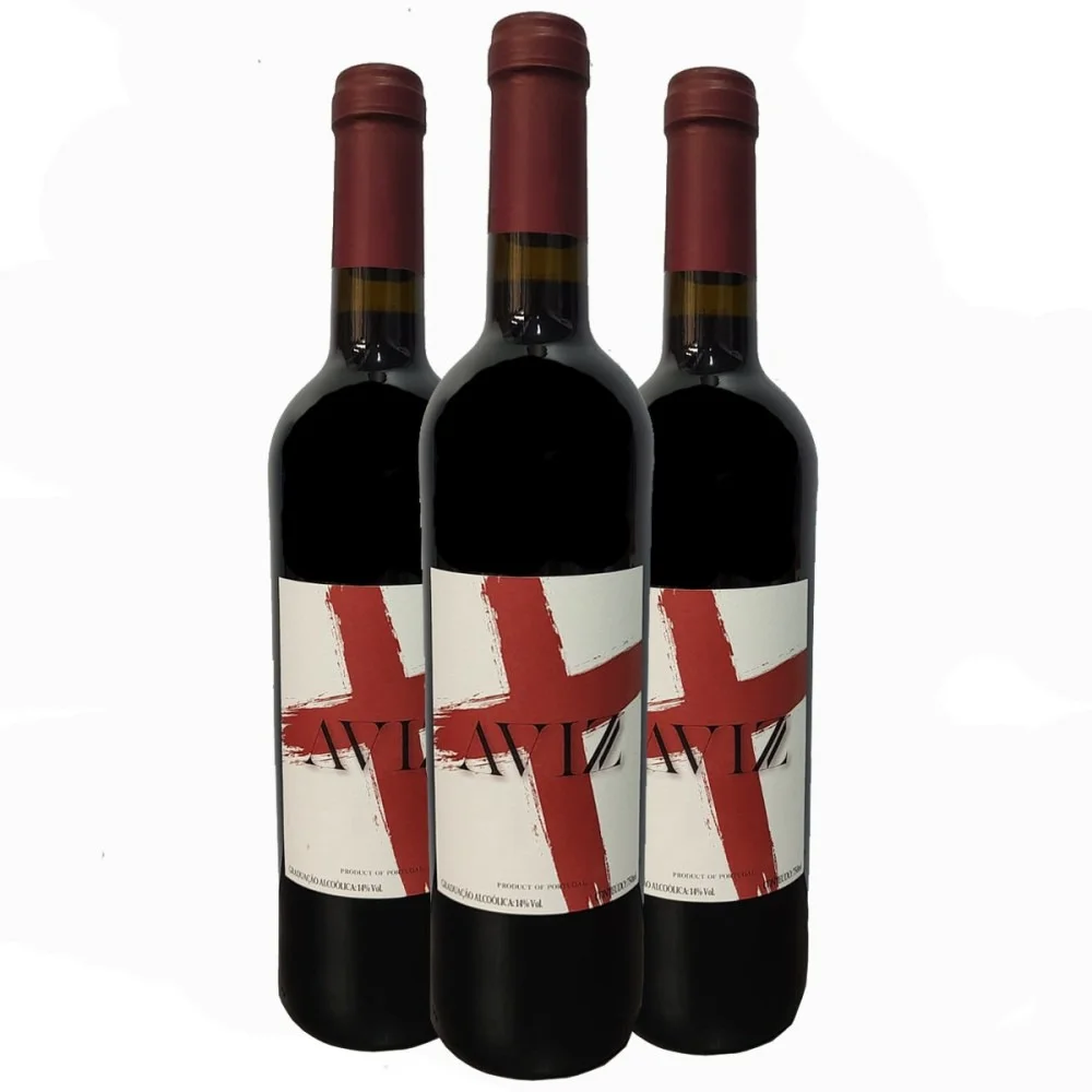 Kit com 3 Vinhos Aviz 750ml
