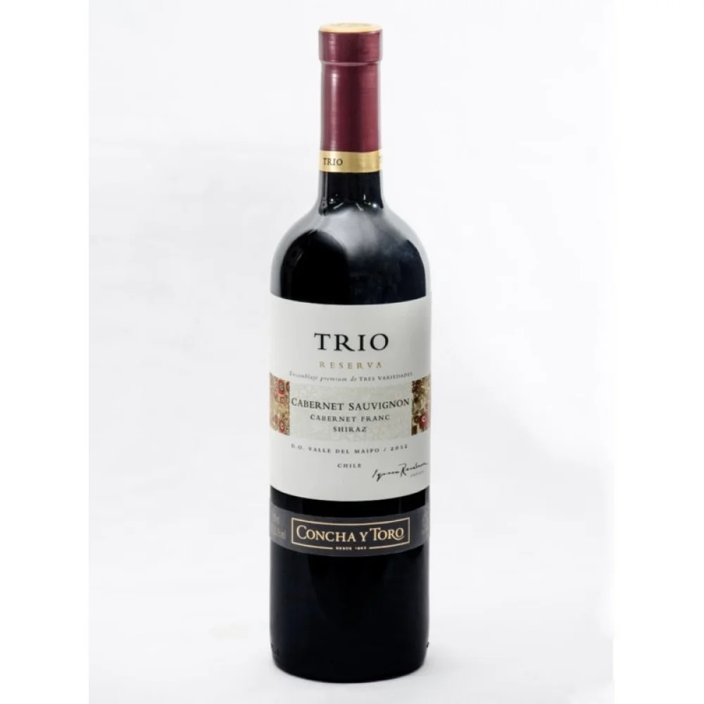 Vinho Trio Reserva Concha Y Toro Cabernet Sauvignon-Cabernet Franc-Shiraz (750ml)