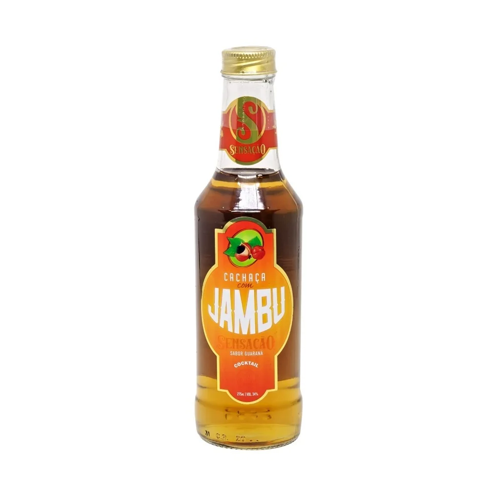 Cachaça com Jambu Sensação Sabor Guarana 275ml