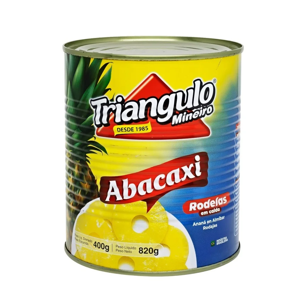 Abacaxi em Calda em Rodelas Triângulo 820g
