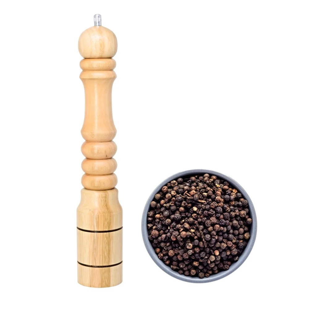 Kit Moedor de Pimenta e Temperos Extra Grande + 100g Pimenta do Reino
