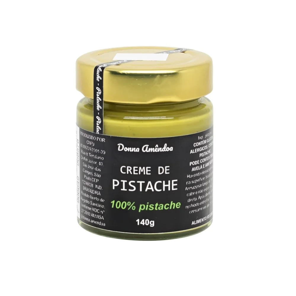 Creme de Pistache 100% Donna Amêndoa 140g