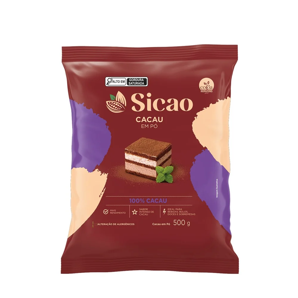 Cacau em pó Sicao 500g