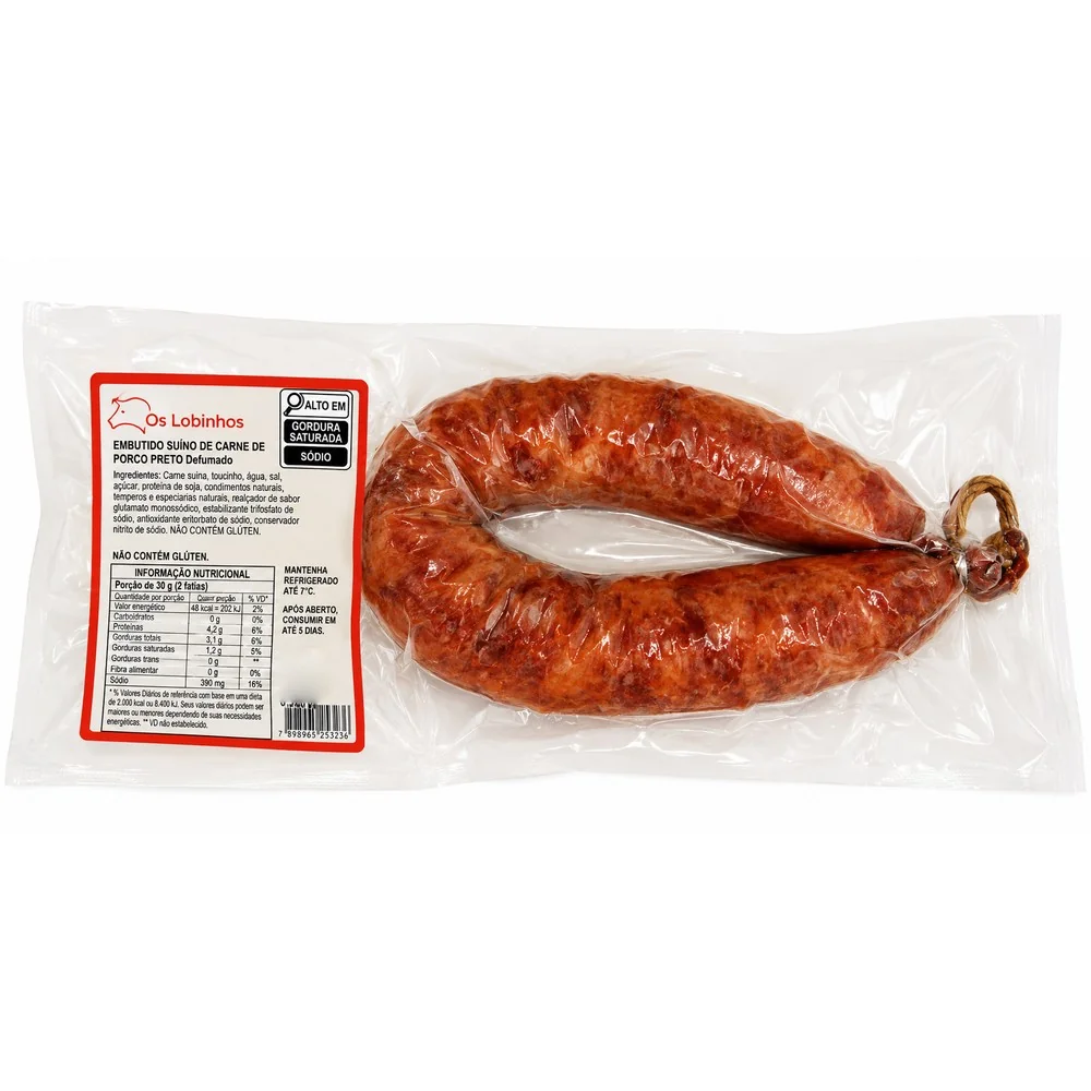Chouriço de Porco Preto Alentejano Os Lobinhos Aprox. 200g
