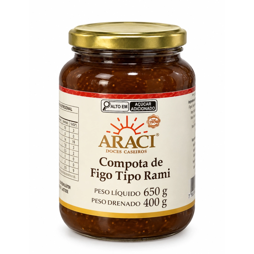 Compota de Figo tipo Rami Araci 650g