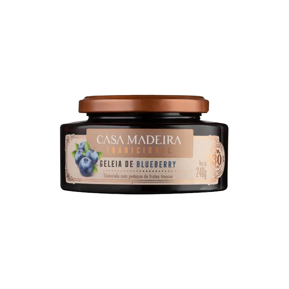 Geléia de Blueberry Casa Madeira 240g