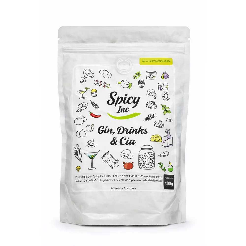 Mix de Especiarias para Gin Spicy Inc 400g