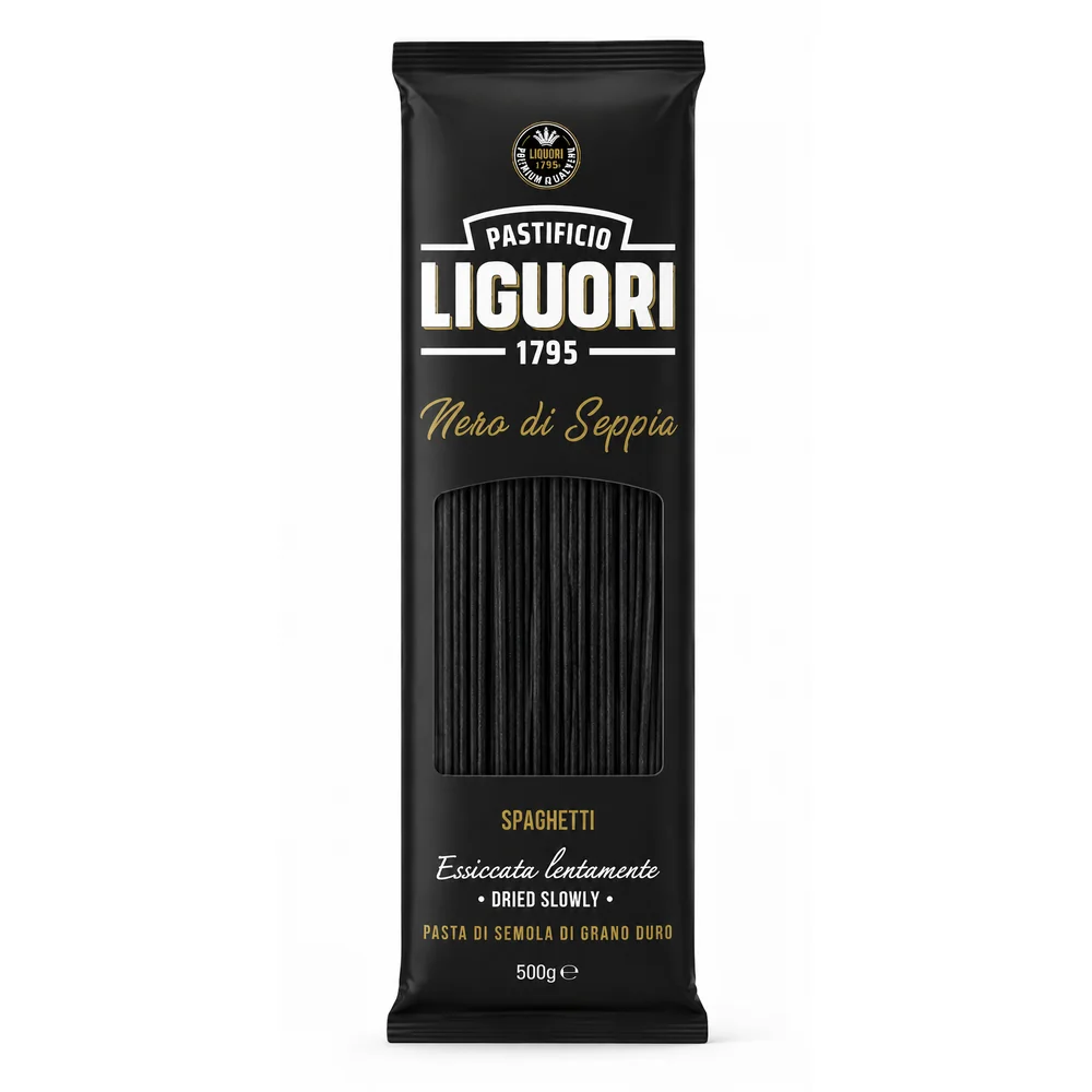 Macarrão Spaghetti com Tinta de Lula Liguori 500g