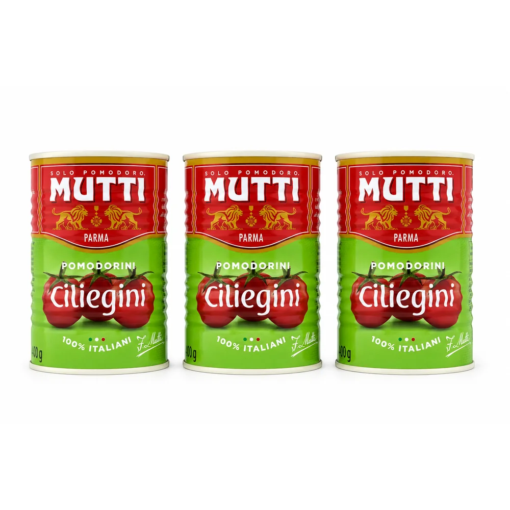 Kit com 3 Tomate Cereja Cherry Mutti 400g