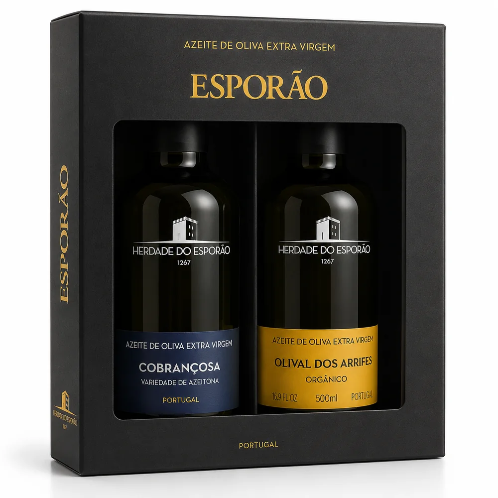 Kit com 2 Azeites Esporão Cobrançosa + Orgânico Un