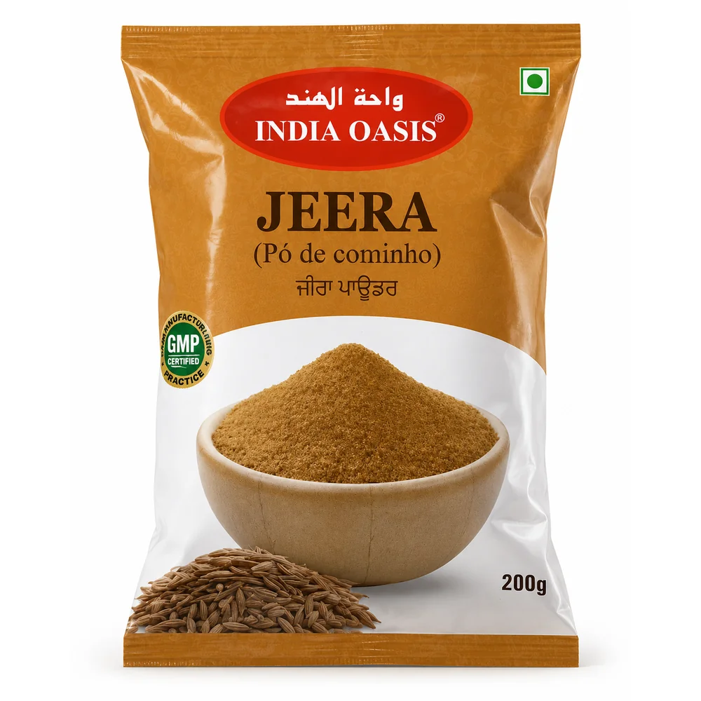 Pó de Cominho Jeera India Oasis 200g