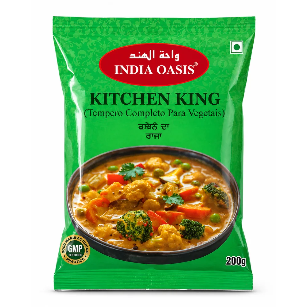 Tempero p/ Vegetais Kitchen King India Oasis 200g