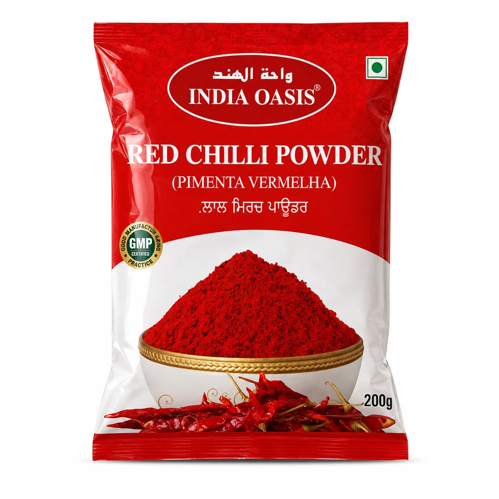 Pimenta Vermelha Red Chilli Powder India Oasis 200g